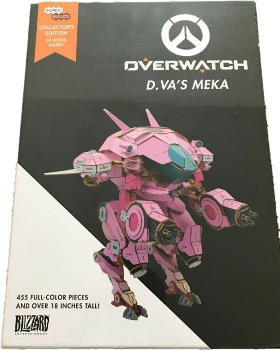 Конструктор из дерева 3D Overwatch D.Va 18" IncrediBuilds Collectible Wood Model 45 см Конструктор из дерева 3D Overwatch D.Va 18" IncrediBuilds Collectible Wood Model 45 см
