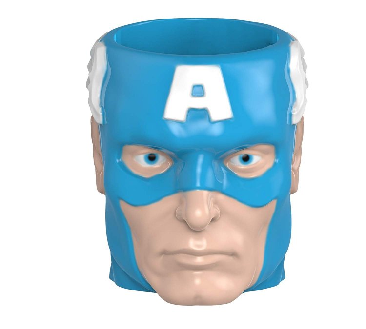 Чашка Avengers - Captain America Marvel 14 oz. Sculpted Ceramic Mug Чашка Avengers - Captain America Marvel 14 oz. Sculpted Ceramic Mug