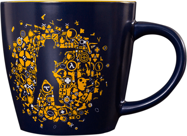 Кружка Valve CS:GO Icon Splatter Mug 350 ml Navy