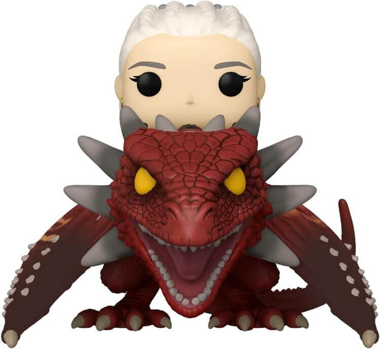 Фигурка Funko House of The Dragon Rhaenys Targaryen with Meleys фанко Дом дракона Рейнис Таргариен и Мелеис 124 Фигурка Funko House of The Dragon Rhaenys Targaryen with Meleys фанко Дом дракона Рейнис Таргариен и Мелеис 124
