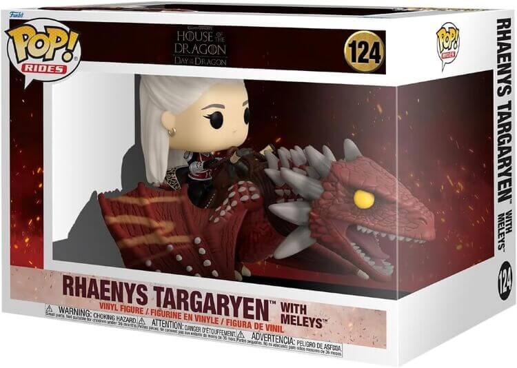 Фигурка Funko House of The Dragon Rhaenys Targaryen with Meleys фанко Дом дракона Рейнис Таргариен и Мелеис 124 Фигурка Funko House of The Dragon Rhaenys Targaryen with Meleys фанко Дом дракона Рейнис Таргариен и Мелеис 124