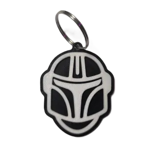 Брелок Star Wars Boba Fett Mandalorian Keychain ABS пластик Зоряні війни Мандалорець Боба Фет 5 см.