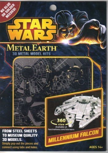 Metal Earth 3D Model Kits Star Wars Millennium Falcon