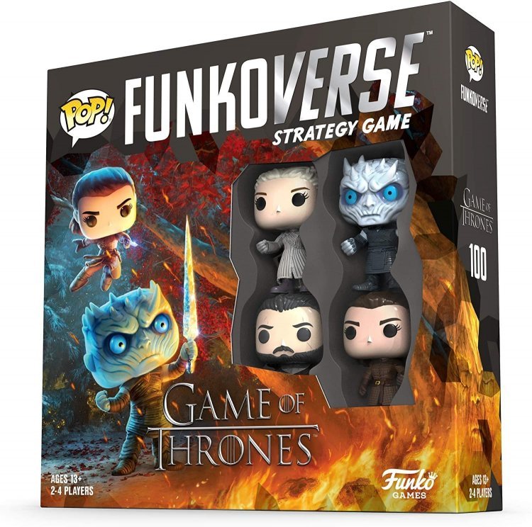 Настільна гра Game of Thrones Funkoverse Funko Pop Strategy Game # 100 Base Set Настільна гра Game of Thrones Funkoverse Funko Pop Strategy Game # 100 Base Set