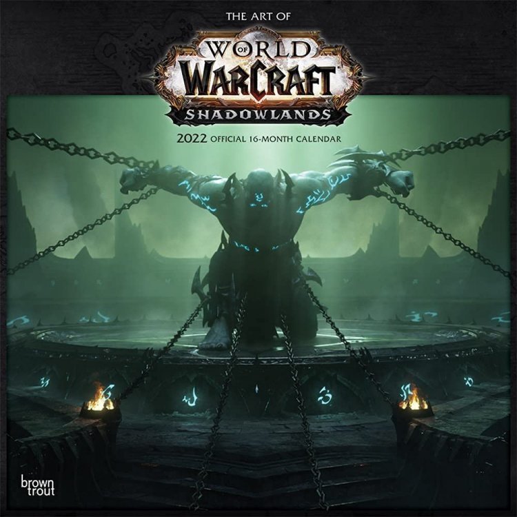 Календарь 2022 World of Warcraft Square Wall Blizzard 16-month calendar