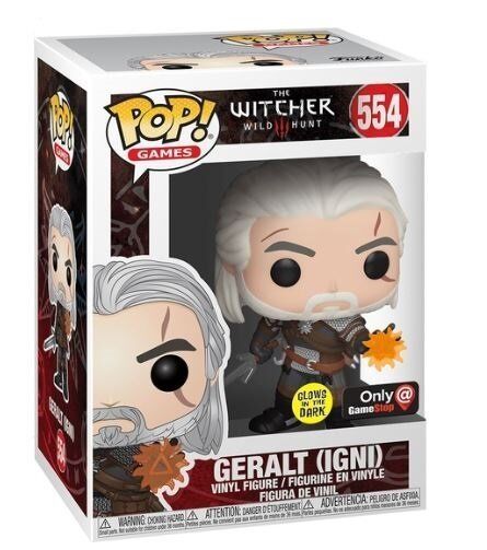 Фігурка Funko Pop Відьмак (Witcher) - Geralt Геральт Glow in The Dark (GameStop Exclusive)