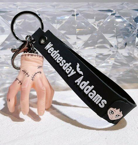 Брелок підвіска на рюкзак Wednesday Addams 3D Keychain Венсдей Аддамс Рука Річ Брелок підвіска на рюкзак Wednesday Addams 3D Keychain Венсдей Аддамс Рука Річ