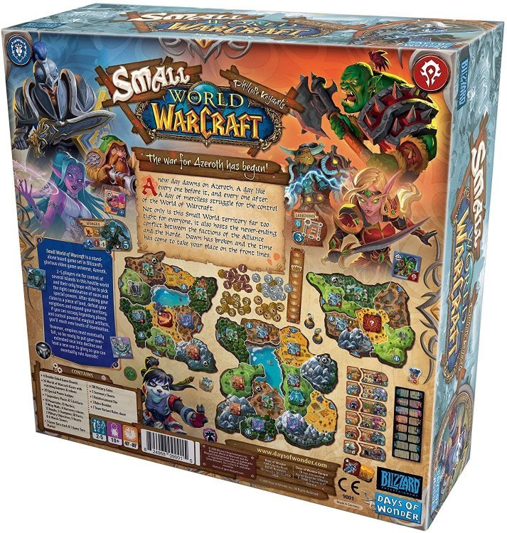 Настольная игра Days of Wonder Small World of Warcraft Board Game Настольная игра Days of Wonder Small World of Warcraft Board Game
