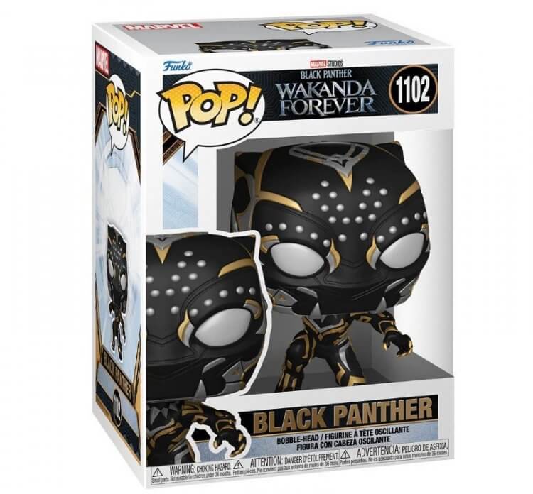 Фігурка Marvel Funko: Black Panther Wakanda Forever - Фанко Чорна пантера 1102 Фігурка Marvel Funko: Black Panther Wakanda Forever - Фанко Чорна пантера 1102