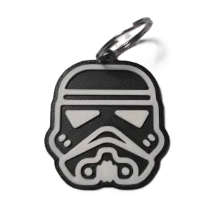 Брелок Star Wars Stormtrooper Keychain ABS пластик Зіркові війни Штурмовик 5 см.