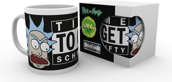 Кружка GB eye Rick and Morty Time To Get Schwifty Ceramic Mug Чашка 295 ml Кружка GB eye Rick and Morty Time To Get Schwifty Ceramic Mug Чашка 295 ml