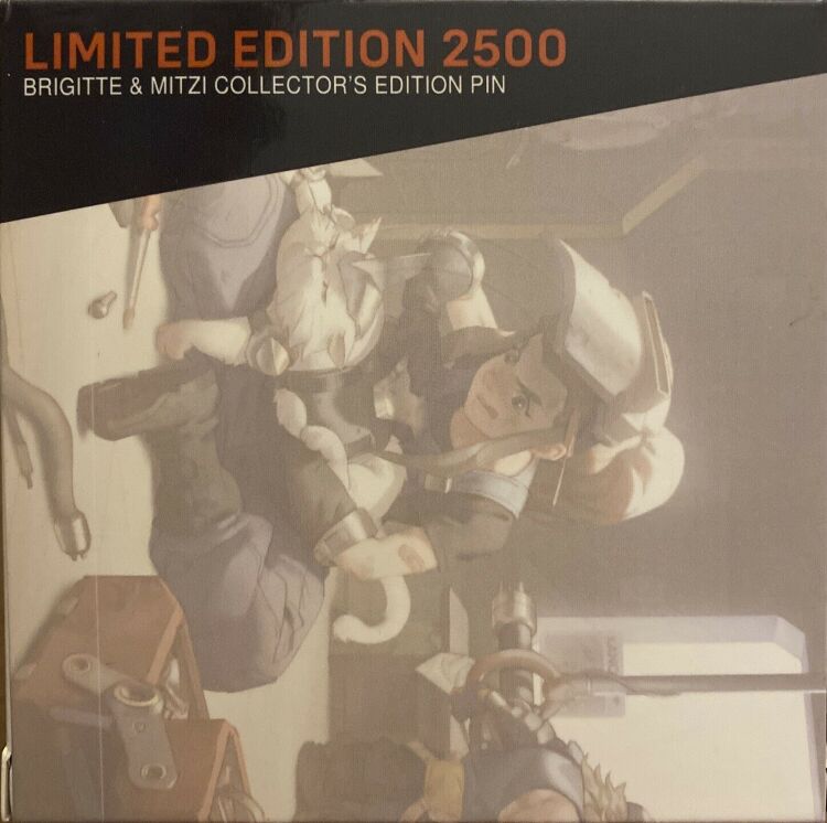 Значок Blizzard Overwatch Brigitte & Mitzi Cat Collectors Edition Pin Значок Blizzard Overwatch Brigitte & Mitzi Cat Collectors Edition Pin