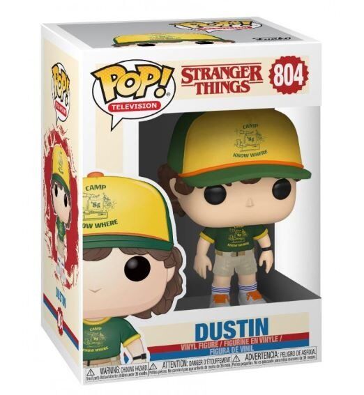 Фігурка Funko TV Stranger Things Dustin At Camp фанко Дустинні справи Дастін 804