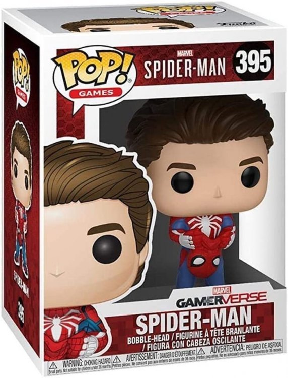 Фігурка Funko Marvel Games: Spider-Man Unmasked Фанко Людина павук без маски 395 Фігурка Funko Marvel Games: Spider-Man Unmasked Фанко Людина павук без маски 395