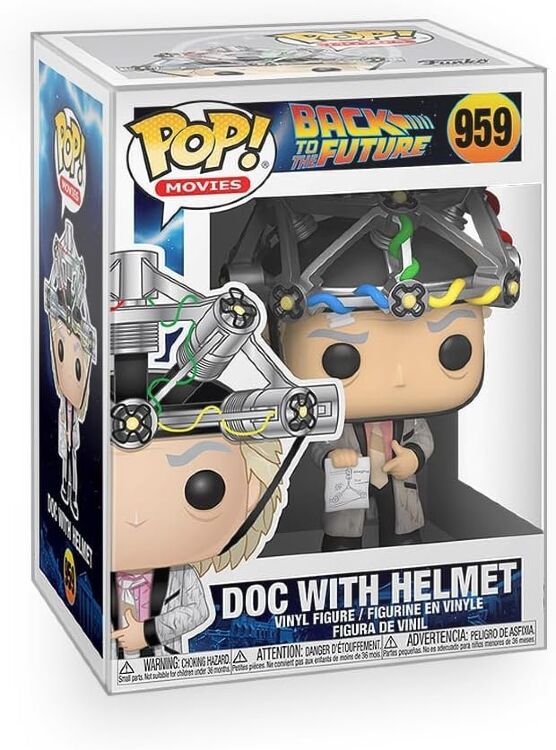 Фігурка Funko Back to The Future: Doc with Helmet фанко Назад у майбутнє Док у шоломі 959