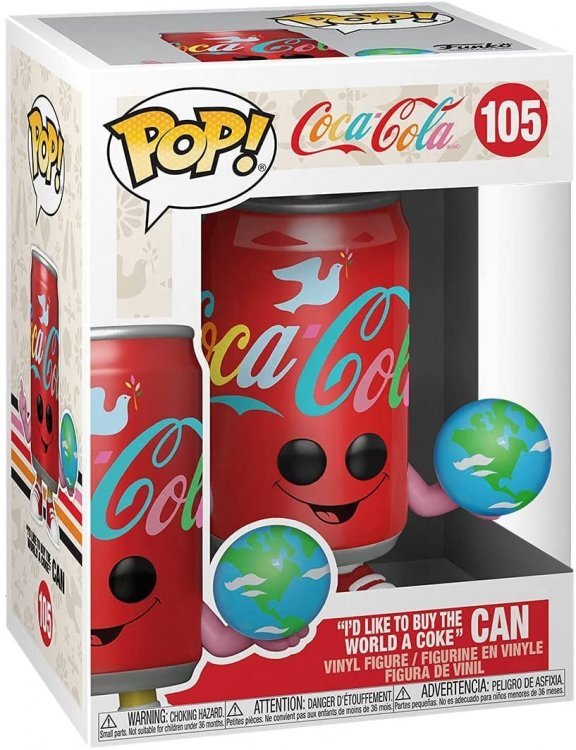 Фигурка Funko: Coca Cola - I'd Like to Buy The World a Coke Can фанко 105 Фигурка Funko: Coca Cola - I'd Like to Buy The World a Coke Can фанко 105