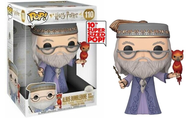 Фигурка Funko Pop Фанко Поп Harry Potter Гарри Поттер Dumbledor Альбус Дамблдор с Фоуксом 25 см HP AD 110
