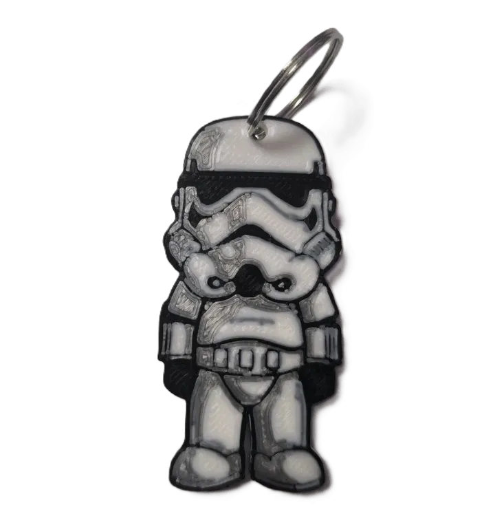 Брелок Star Wars Stormtrooper Keychain ABS пластик Звездные войны Штурмовик 7 см.