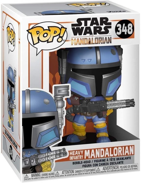 Фигурка Funko Star Wars The Mandalorian Heavy Infantry Фанко Звёздные войны  Фигурка Funko Star Wars The Mandalorian Heavy Infantry Фанко Звёздные войны