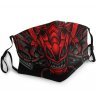 Маска захисна для обличчя Red Dragon Дракон + 2 вугільні фільтри