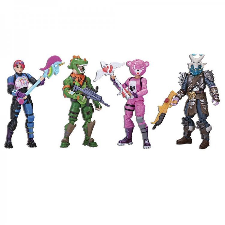 Набір фігурок Fortnite Фортнайт Squad Mode 4 Figure Pack: Ragnarok Rex Cuddle Team Leader and Brite Bomber Набір фігурок Fortnite Фортнайт Squad Mode 4 Figure Pack: Ragnarok Rex Cuddle Team Leader and Brite Bomber