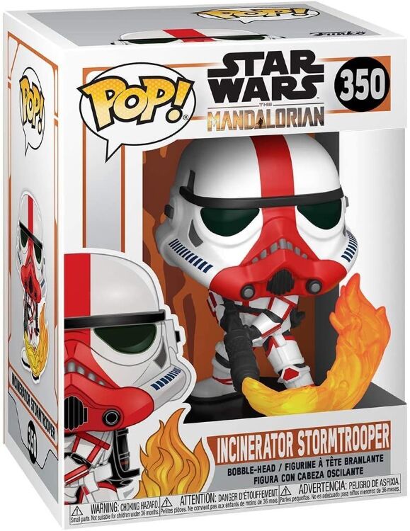 Фігурка Funko Star Wars The Mandalorian - Incinerator Stormtrooper фанк Зоряні війни