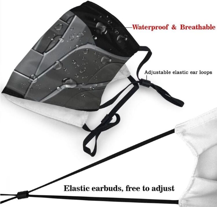 Маска захисна для обличчя Robot + 2 вугільні фільтри