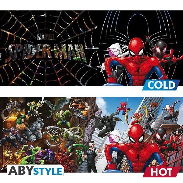 Чашка хамелеон Abystyle MARVEL Spider-Man Multiverse Ceramic Mug кухоль Людина-павук 460 мл Чашка хамелеон Abystyle MARVEL Spider-Man Multiverse Ceramic Mug кухоль Людина-павук 460 мл