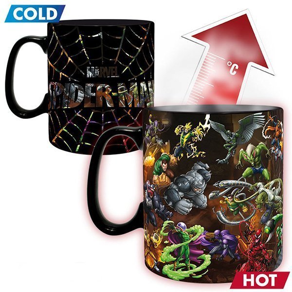 Чашка хамелеон Abystyle MARVEL Spider-Man Multiverse Ceramic Mug кухоль Людина-павук 460 мл Чашка хамелеон Abystyle MARVEL Spider-Man Multiverse Ceramic Mug кухоль Людина-павук 460 мл