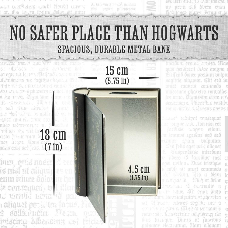 Скарбничка Книга Harry Potter Coin Bank Money Safe Book (метал) Скарбничка Книга Harry Potter Coin Bank Money Safe Book (метал)