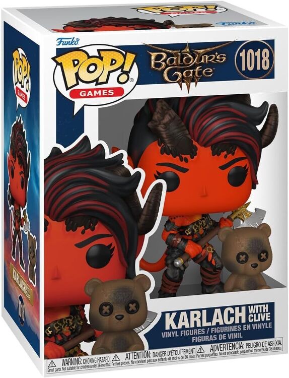 Фігурка Funko Baldur`s Gate: Karlach with Clive Фанко Брама Балдура Карлах 1018 Фігурка Funko Baldur`s Gate: Karlach with Clive Фанко Брама Балдура Карлах 1018