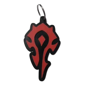Брелок Warcraft Horde Keychain ABS пластик Варкрафт Орда 9 см.