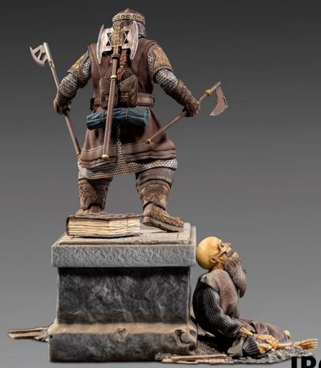 Статуетка LORD OF THE RINGS Gimli 1/10 Statue (Володар кілець) Iron Studio