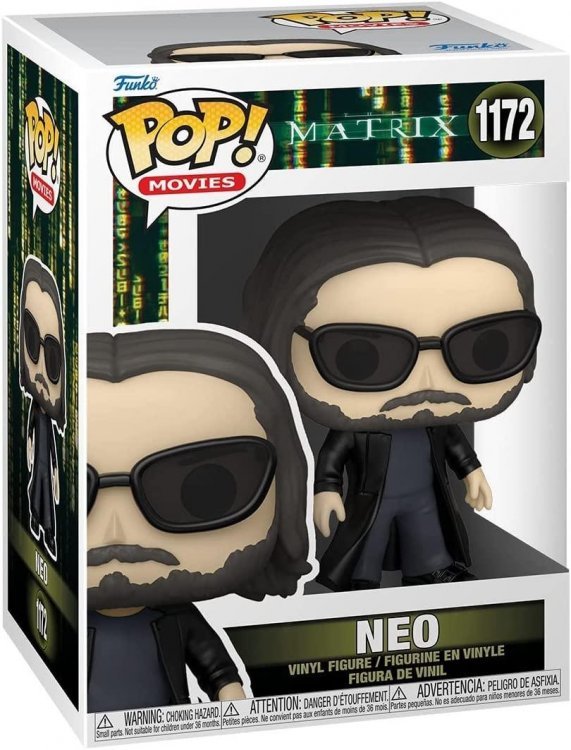 Фігурка Funko Movies: The Matrix Resurrections - Neo Фанко Матриця Нео 1172 Фігурка Funko Movies: The Matrix Resurrections - Neo Фанко Матриця Нео 1172