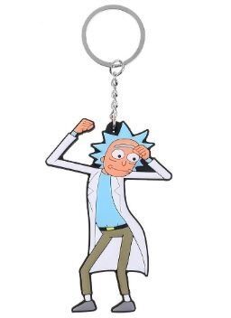 Брелок Рік і Морті Rick And Morty №7 Двосторонній Об'ємний 3D брелок