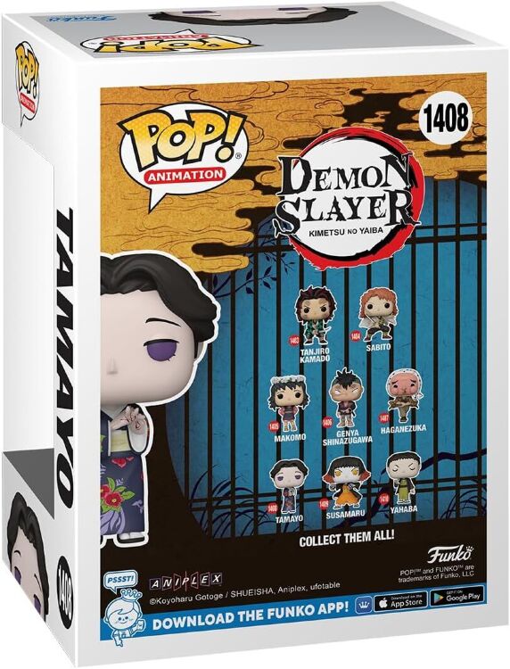Фигурка Funko Demon Slayer Tamayo Фанко Клинок, рассекающий демонов 1408 Фигурка Funko Demon Slayer Tamayo Фанко Клинок, рассекающий демонов 1408