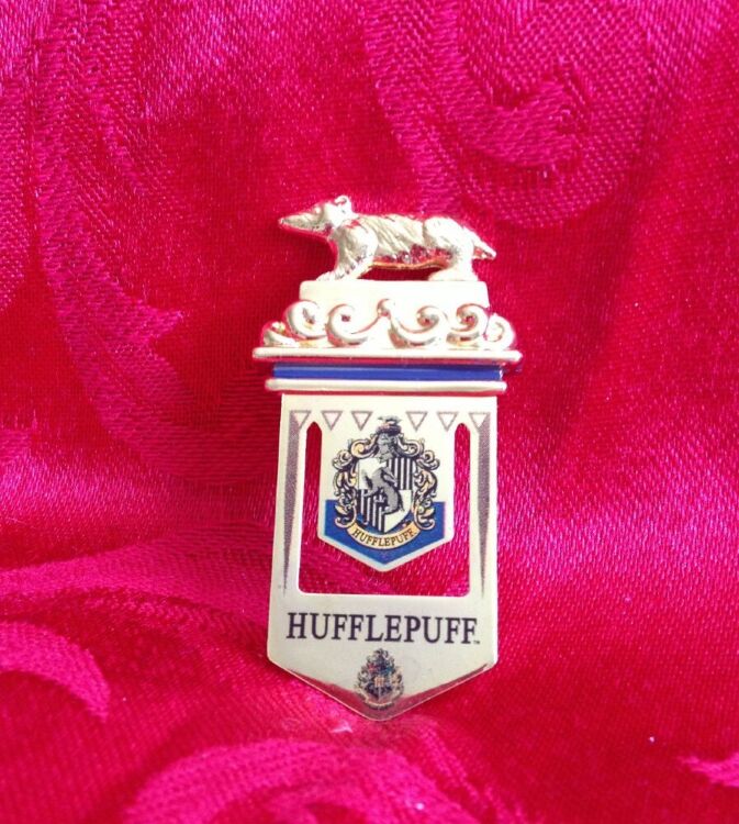 Закладки для книг Harry Potter Hogwarts House Gold Silver Plated Bookmarks
