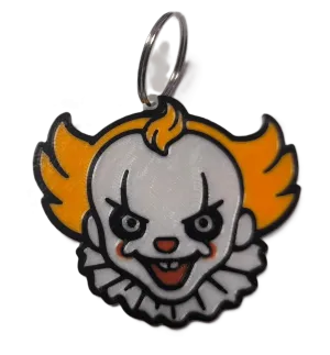 Брелок Pennywise IT Keychain ABS пластик Пенівайз Воно 7 см.