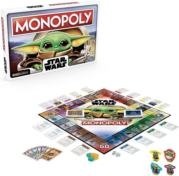 Монополия настольная игра Monopoly Star Wars The Child Edition Малыш Йода Монополия настольная игра Monopoly Star Wars The Child Edition Малыш Йода