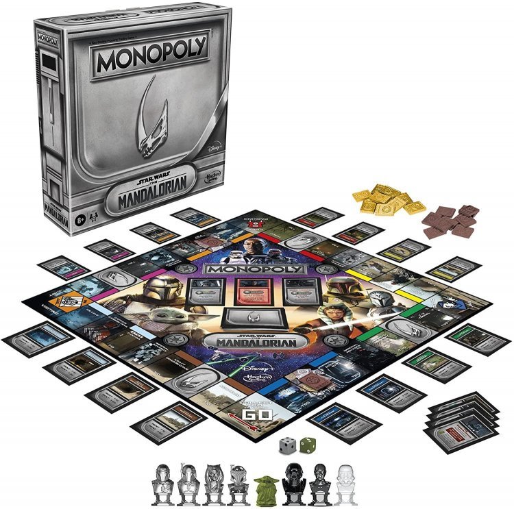 Монополия настольная игра MONOPOLY: Star Wars The Mandalorian Edition Game Grogu Малыш Мандалорец Грогу Монополия настольная игра MONOPOLY: Star Wars The Mandalorian Edition Game Grogu Малыш Мандалорец Грогу