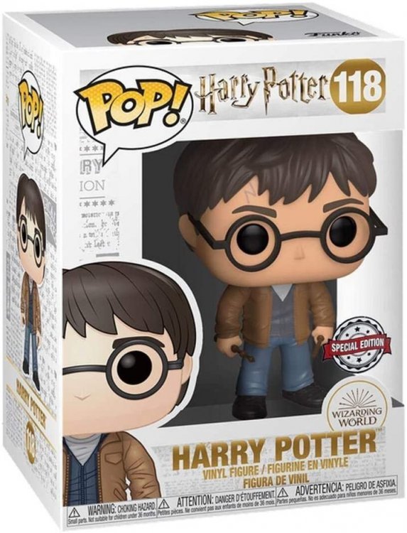 Фігурка Funko Pop: Harry with Two Wands Гаррі Поттер фанко (Exclusive) 118 Фігурка Funko Pop: Harry with Two Wands Гаррі Поттер фанко (Exclusive) 118