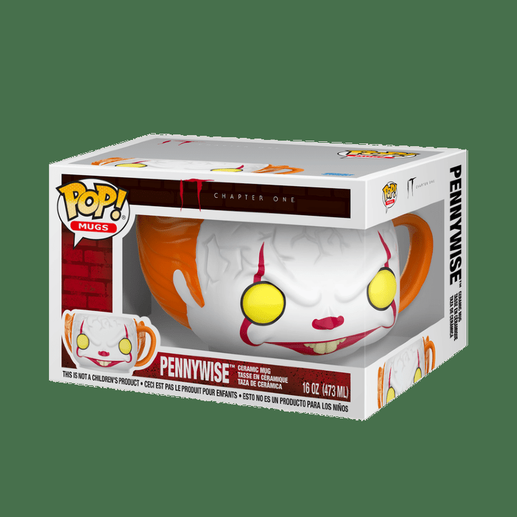 Кухоль Funko Pennywise IT Ceramic 3D Sculpted Mug чашка фанко Воно 473 мл.