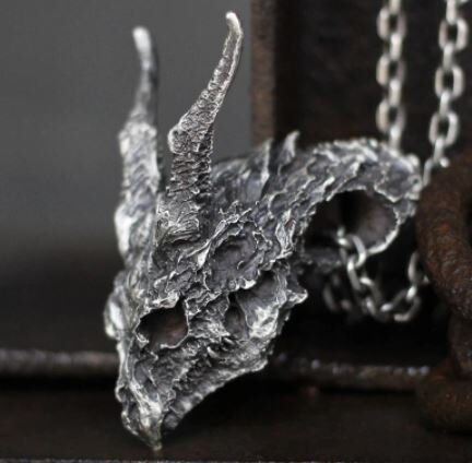 Медальйон Game of Thrones Evil Dragon Skull Targaryen
