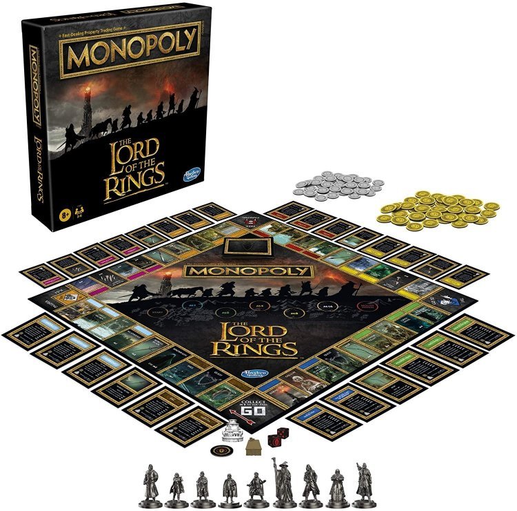 Монополія настільна гра Monopoly: The Lord of The Rings Edition Board Game Володар кілець (примята упаковка) Монополія настільна гра Monopoly: The Lord of The Rings Edition Board Game Володар кілець (примята упаковка)