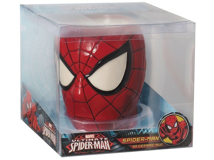 Чашка Marvel Comics Spiderman 3D Sculpted ceramic Mug Чашка Marvel Comics Spiderman 3D Sculpted ceramic Mug