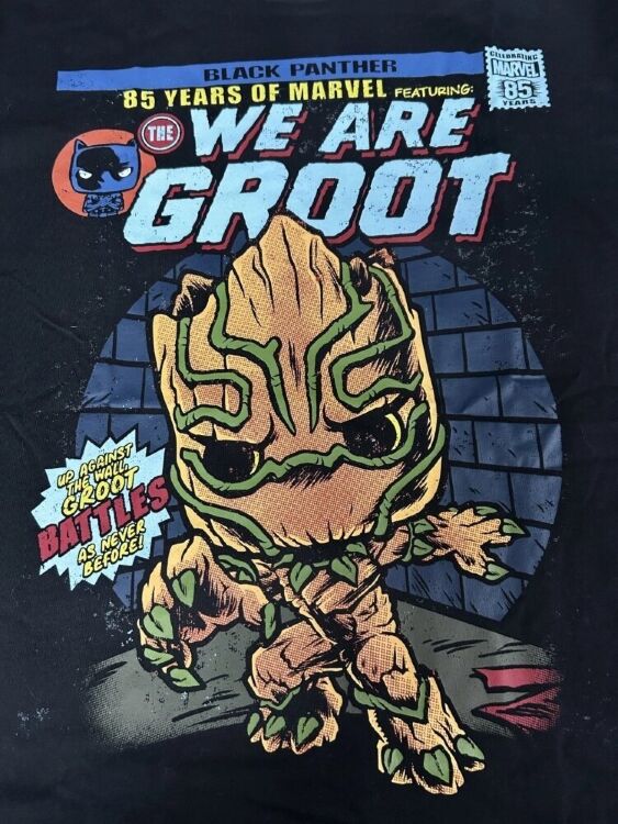 Футболка Funko Marvel "We Are Groot" as Black Panther Collector Corps T-Shirt фанко Грут (размер L)