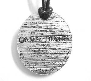 Медальйон Game of Thrones Stark Snow Wolf Медальйон Game of Thrones Stark Snow Wolf