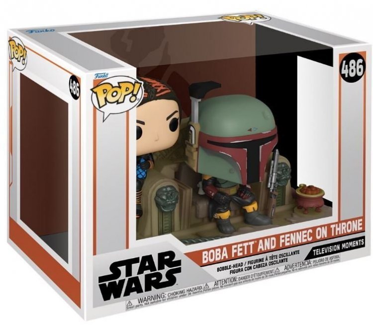 Фігурка Funko Moment The Mandalorian - Boba Fett and Fennec Shand Мандалорець Фанко Зіркові війни Боба Фетт 486