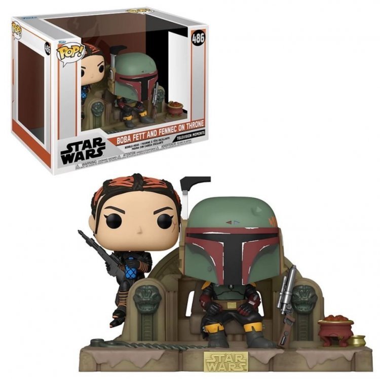 Фігурка Funko Moment The Mandalorian - Boba Fett and Fennec Shand Мандалорець Фанко Зіркові війни Боба Фетт 486