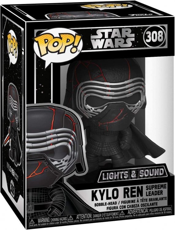 Фигурка Funko Pop Star Wars: Rise of The Skywalker - Kylo Ren фанко Кайло Рен (Свет и Звук) 308 Фигурка Funko Pop Star Wars: Rise of The Skywalker - Kylo Ren фанко Кайло Рен (Свет и Звук) 308
